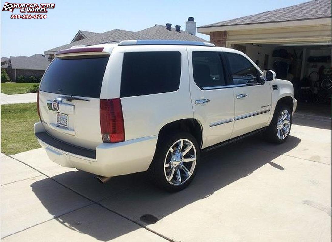 vehicle gallery/2012 cadillac escalade xd series km651 slide  Chrome wheels and rims