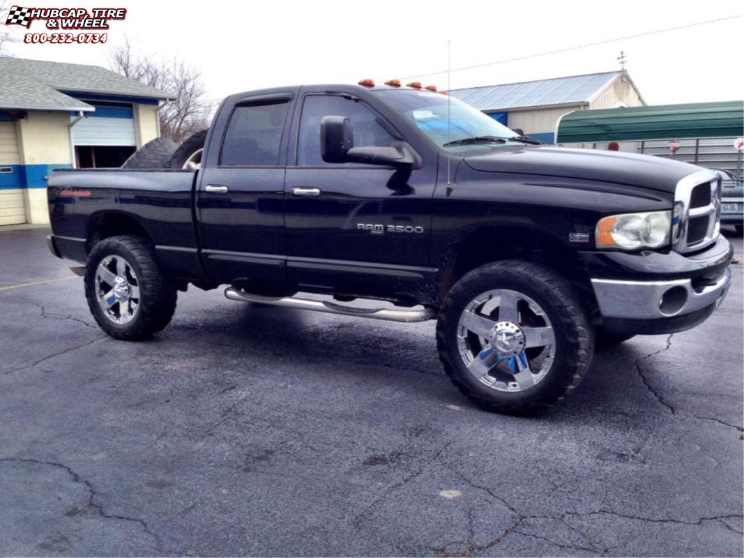 vehicle gallery/ram 2500 xd series xd775 rockstar x  Chrome wheels and rims