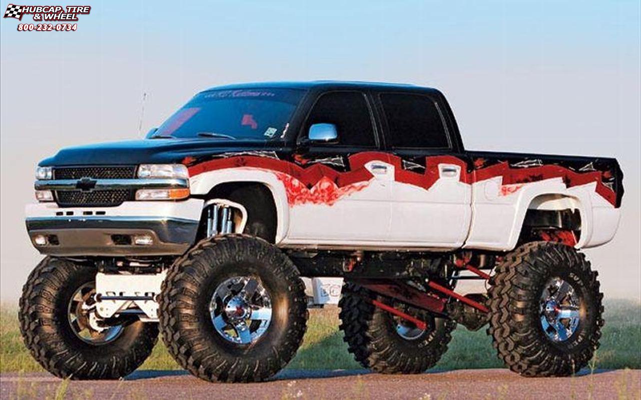 vehicle gallery/2008 chevrolet silverado 2500 hd xd series xd775 rockstar 20x12  Chrome wheels and rims