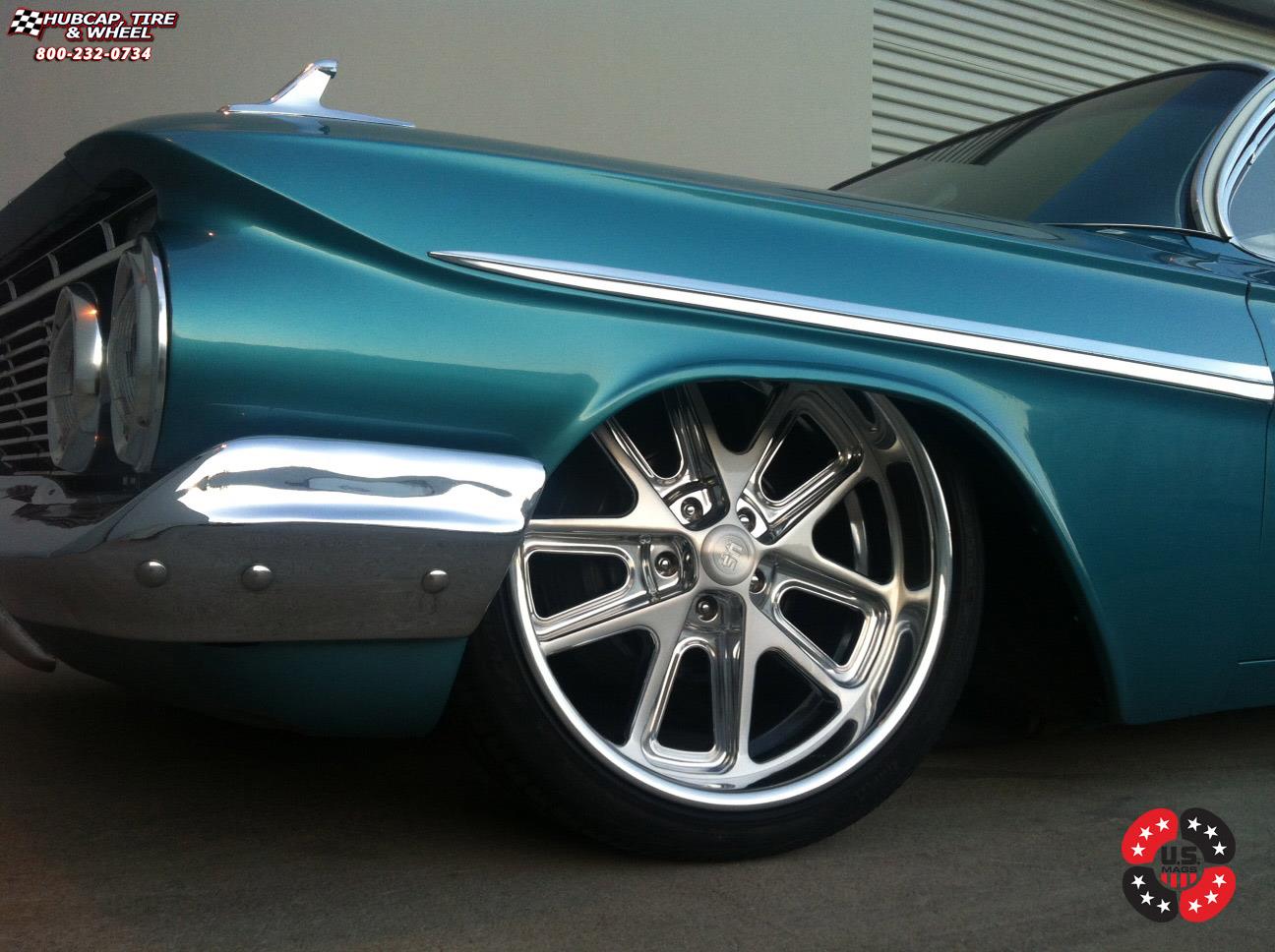 vehicle gallery/chevrolet impala us mags m one u424 20X9  Brushed w/ Polished Windows wheels and rims