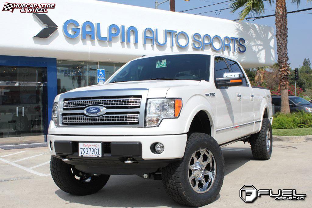 vehicle gallery/ford f 150 fuel boost d533 0X0  PVD Chrome wheels and rims
