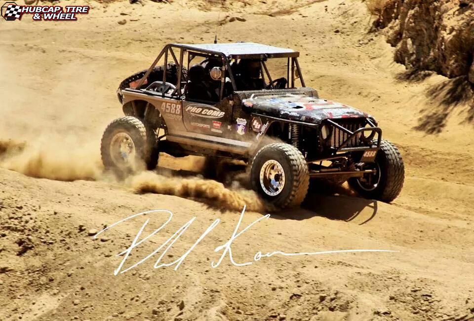 vehicle gallery/jeep wrangler fuel anza beadlock d116 17X9  Raw Machined wheels and rims