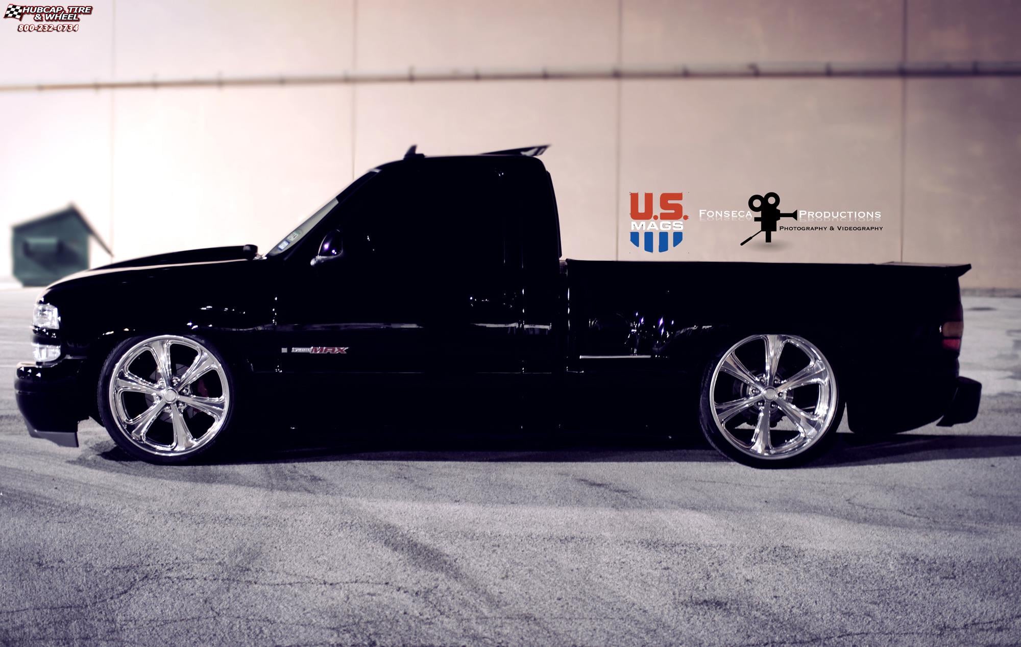 vehicle gallery/chevrolet silverado us mags milner u214 22X9  Polished wheels and rims