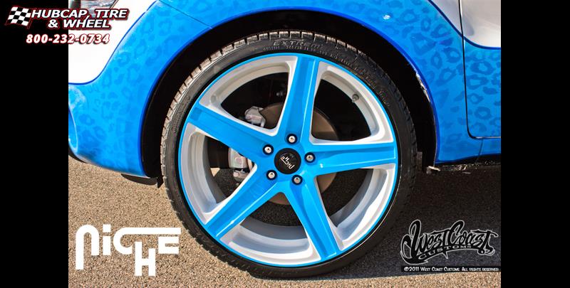 vehicle gallery/kia soul niche nr6 m105  Anthracite & Milled Spoke wheels and rims