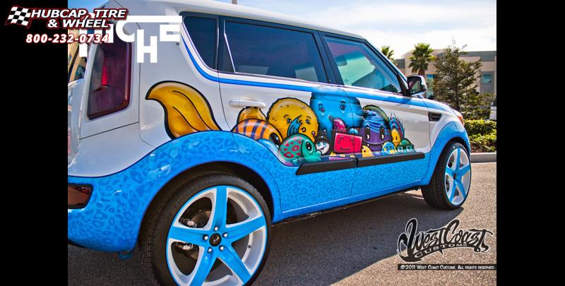 vehicle gallery/kia soul niche nr6 m105  Anthracite & Milled Spoke wheels and rims