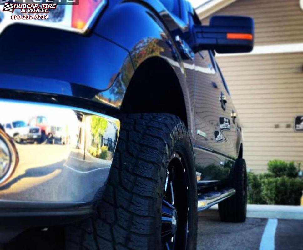 vehicle gallery/2013 ford f 150 moto metal mo962  Gloss Black & Milled wheels and rims