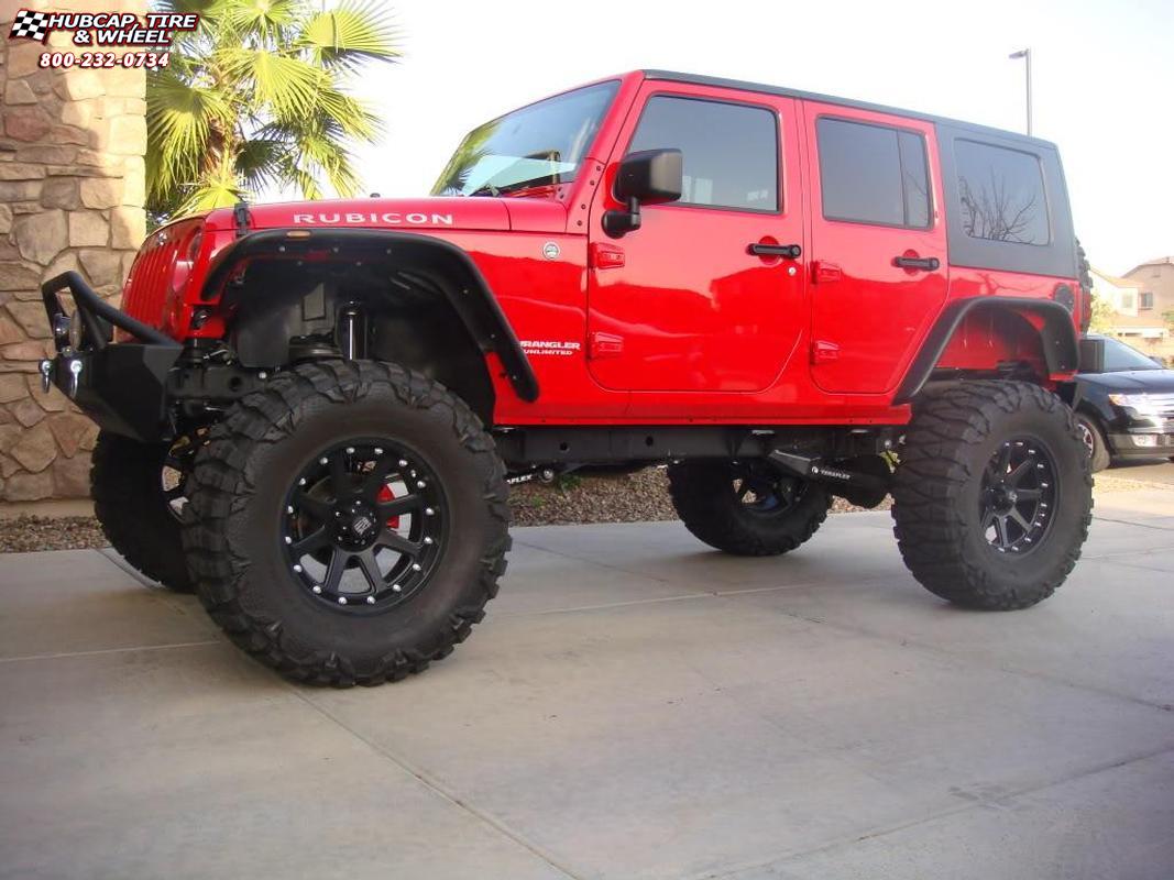 vehicle gallery/2009 jeep wrangler xd series xd798 addict 20x9  Matte Black wheels and rims