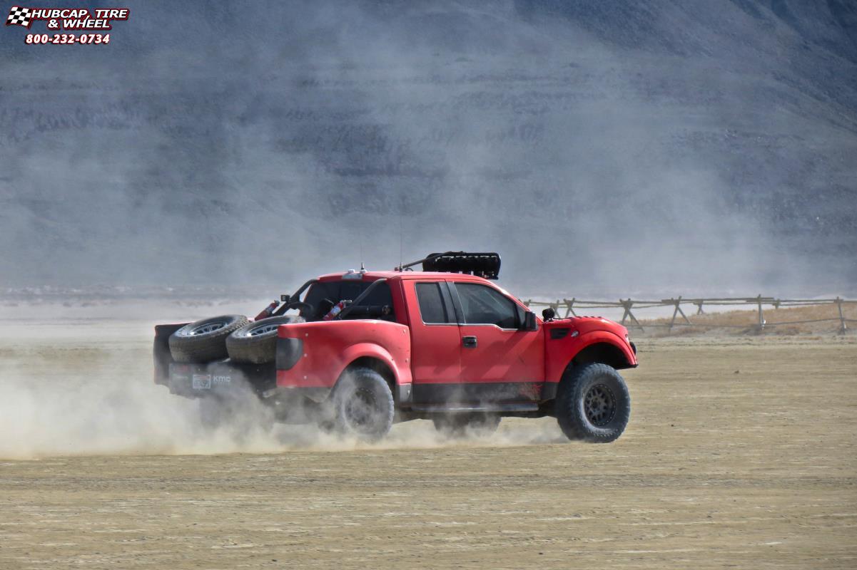 vehicle gallery/ford f 150 raptor xd series xd128 machete x  Satin Black wheels and rims