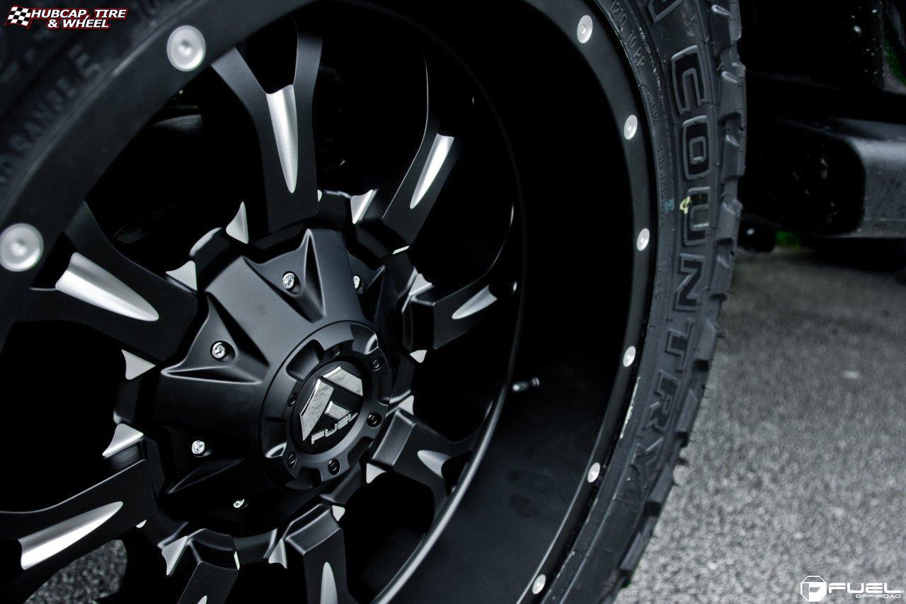 vehicle gallery/jeep wrangler fuel krank d517 20X10  Matte Black & Milled wheels and rims