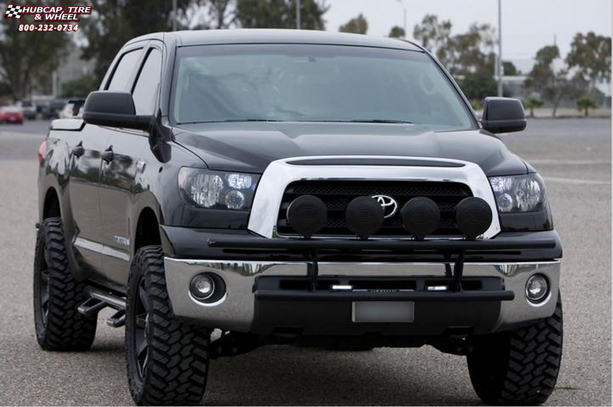 vehicle gallery/2007 toyota tundra xd series km651 slide  Gloss Black wheels and rims