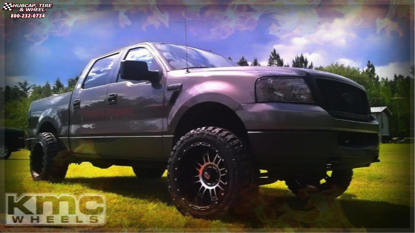 vehicle gallery/ford f 150 xd series xd809 riot 20x12  Matte Black Machined wheels and rims