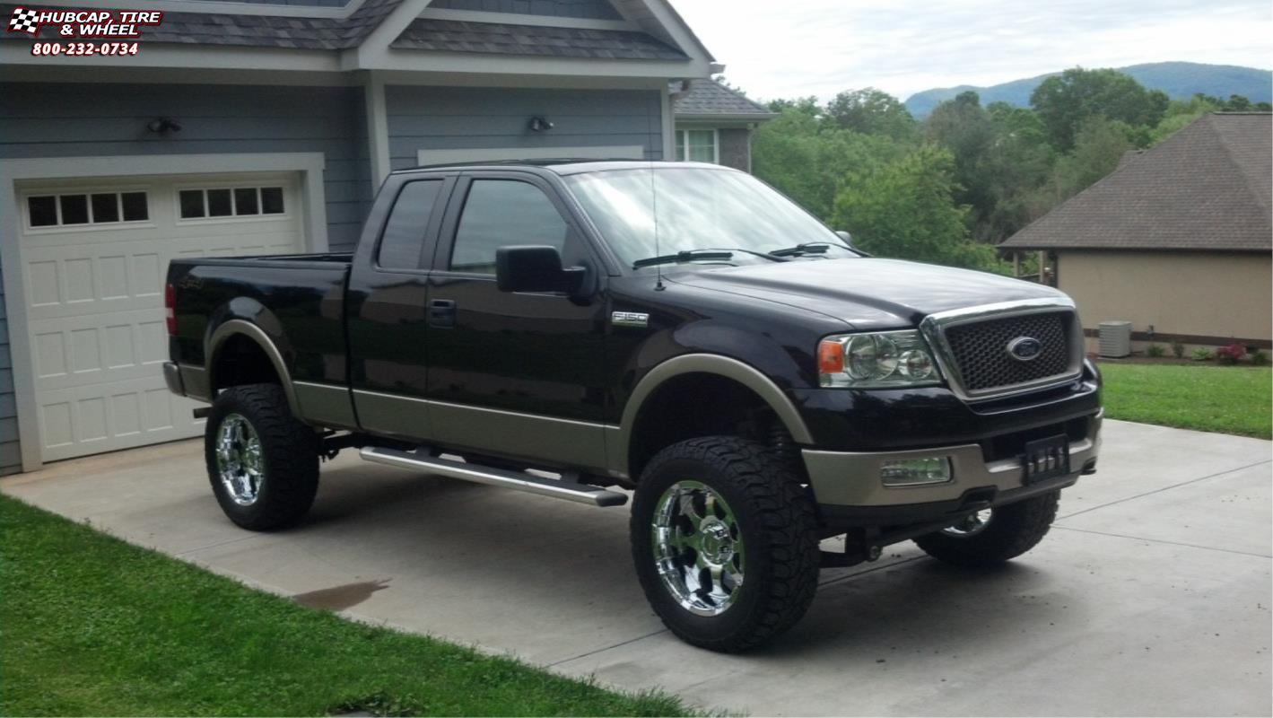 vehicle gallery/2005 ford f 150 moto metal moto metal  Chrome wheels and rims