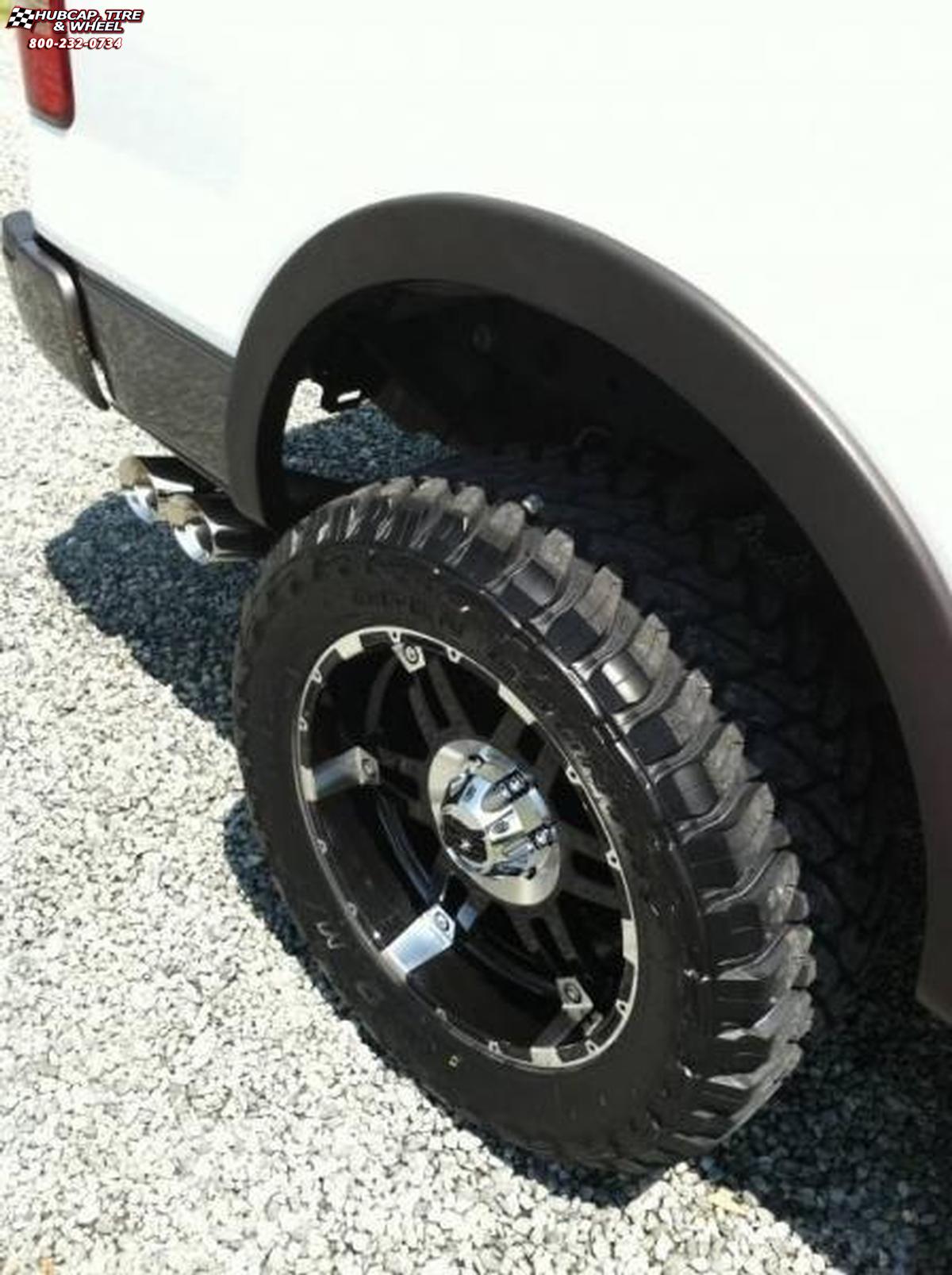 vehicle gallery/2006 ford f 150 xd series xd797 spy x  Gloss Black Machined wheels and rims