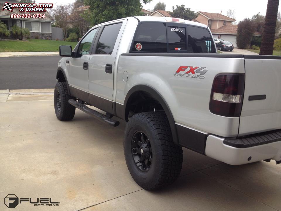 vehicle gallery/ford f 150 fuel octane d509 17X9  Matte Black wheels and rims