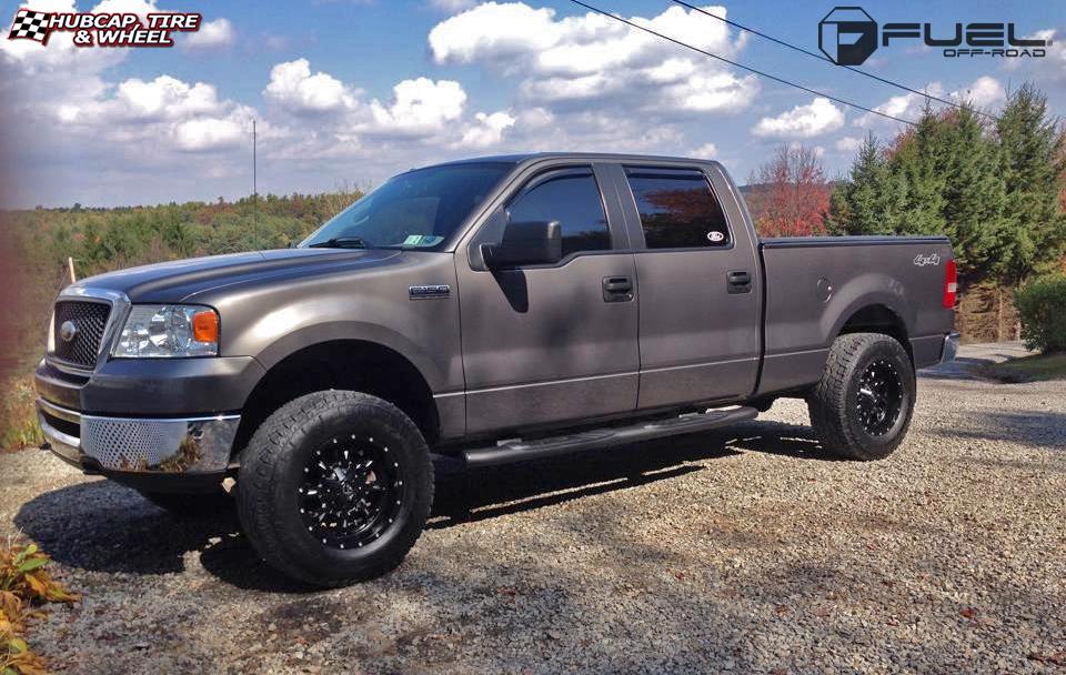 vehicle gallery/ford f 150 fuel krank d517 18X9  Matte Black & Milled wheels and rims