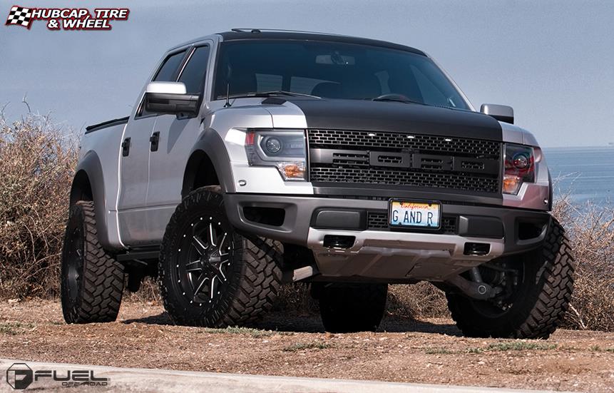 vehicle gallery/ford f 150 fuel maverick d538 20X9  Black & Milled wheels and rims