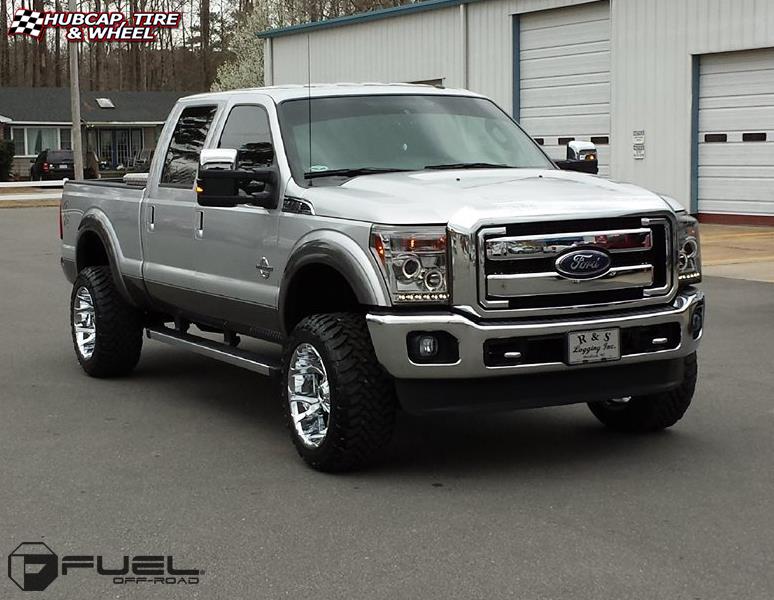 vehicle gallery/ford f 250 fuel dune d522 20X12  Chrome wheels and rims