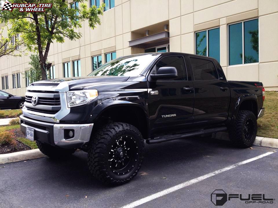 vehicle gallery/toyota tundra fuel krank d517 20X10  Matte Black & Milled wheels and rims