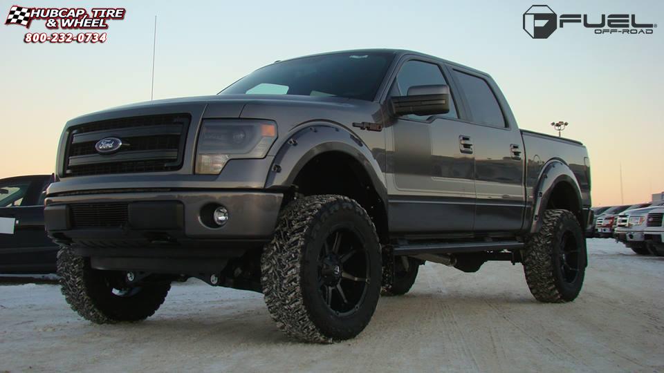 vehicle gallery/ford f 150 fuel coupler d556 20X10  Black & Machined with Dark Tint wheels and rims