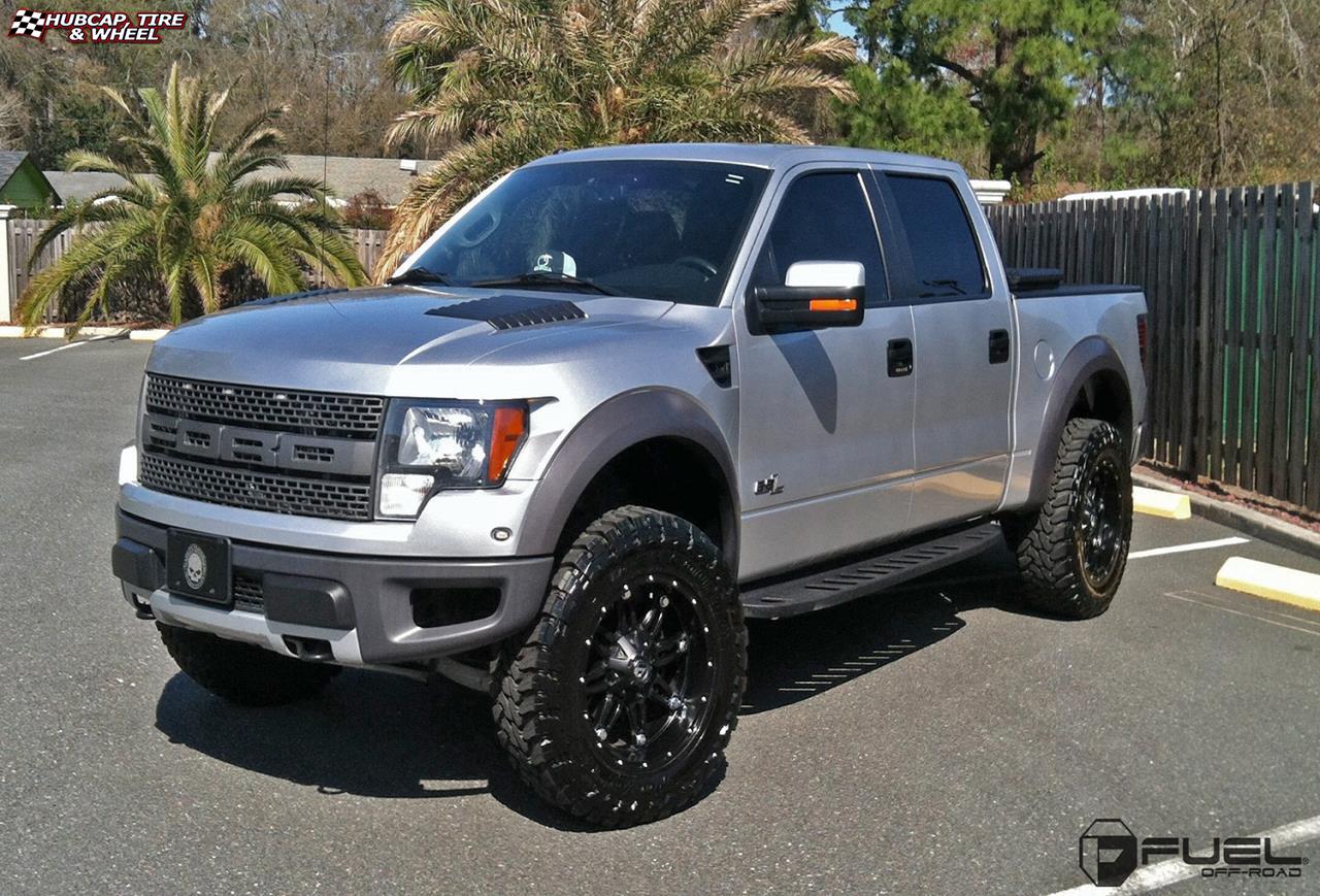 vehicle gallery/ford f 150 fuel hostage d531 0X0  Matte Black wheels and rims