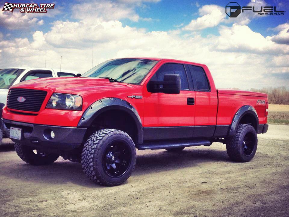vehicle gallery/ford f 150 fuel octane d509 20X12  Matte Black wheels and rims