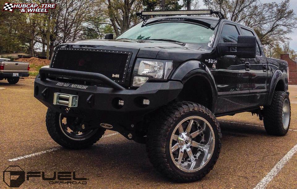 vehicle gallery/ford f 150 fuel nutz d540 22X12  Chrome wheels and rims