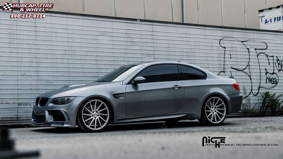 vehicle gallery/bmw m3 niche surge m112 20x85  Silver & Machined wheels and rims