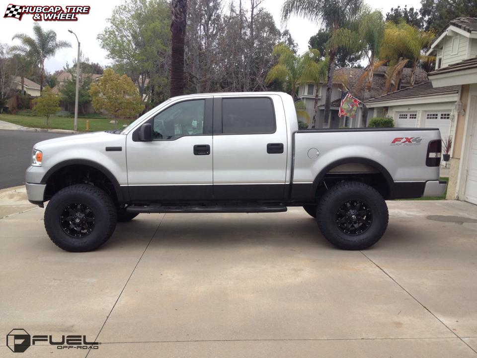 vehicle gallery/ford f 150 fuel octane d509 17X9  Matte Black wheels and rims