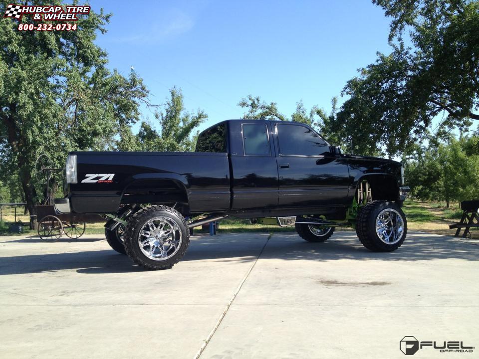 vehicle gallery/chevrolet 1500 fuel hostage d530 20X14  Chrome wheels and rims