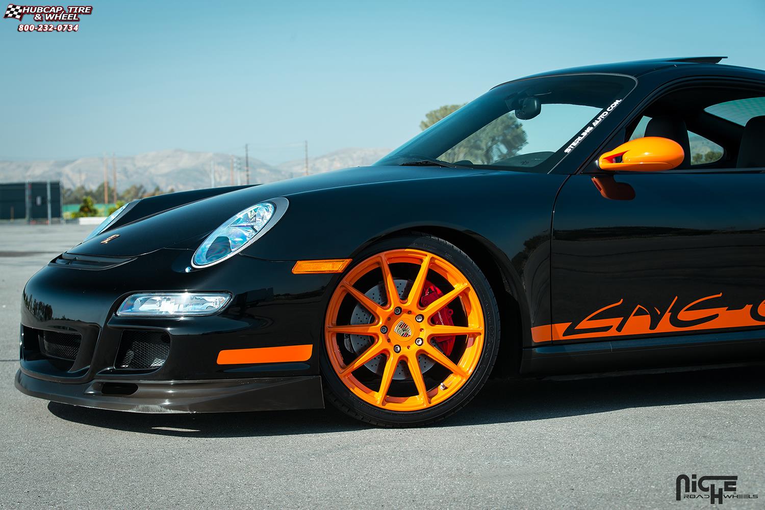 vehicle gallery/porsche c2s gt3 conversion niche essen m146 19x85 Silver & Machined wheels and rims