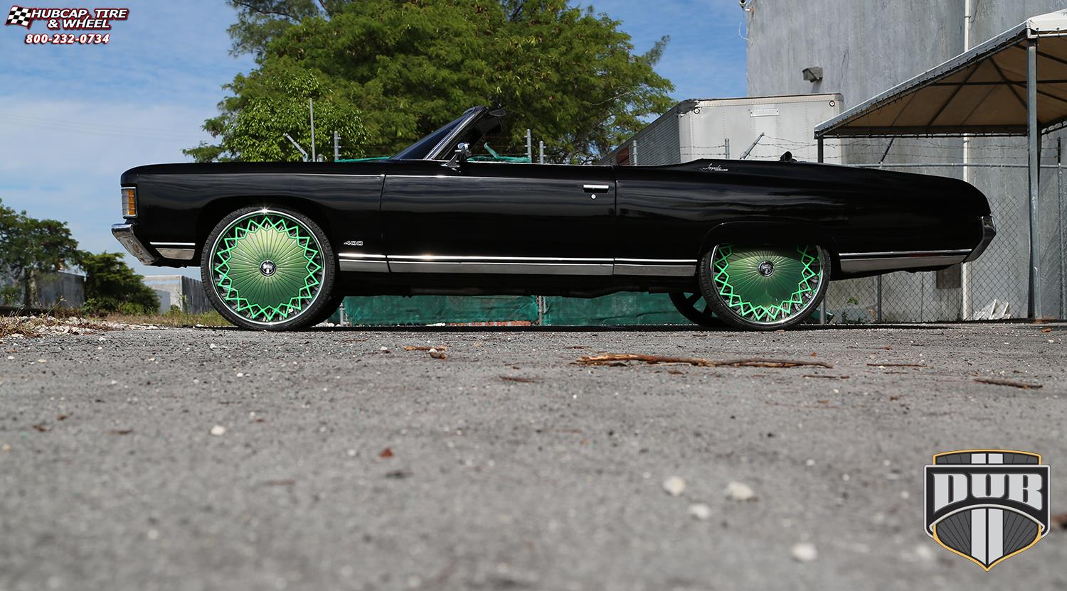 vehicle gallery/chevrolet impala dub s716 glaze 26X9  New Stunnrz staggered base wheel wheels and rims