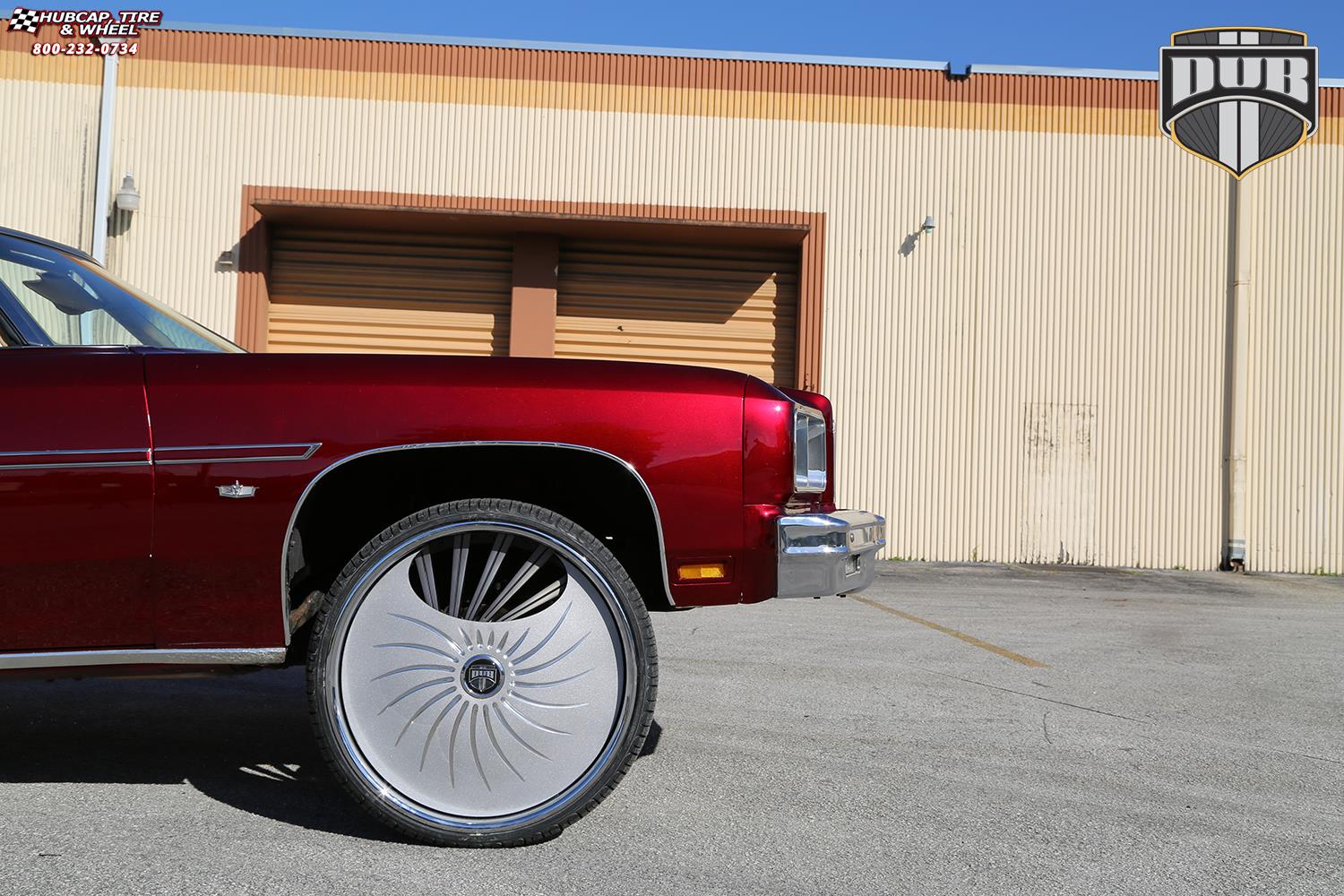 vehicle gallery/chevrolet impala dub s509 fantasy 26X9  Textured grey & milled wheels and rims