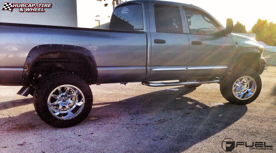 vehicle gallery/dodge 2500 fuel maverick d536 20X14  Chrome wheels and rims