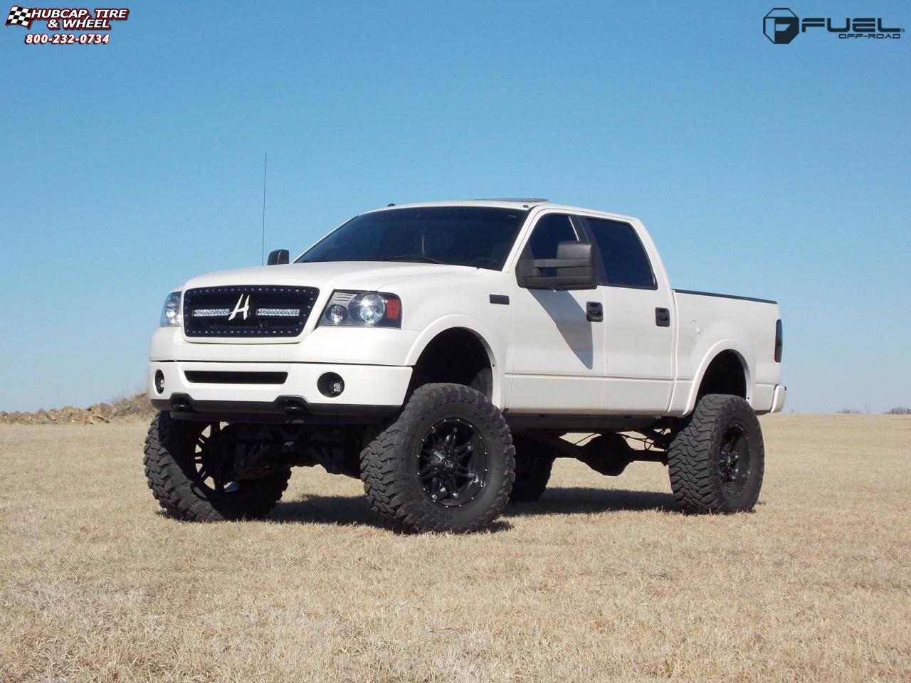 vehicle gallery/ford f 150 fuel hostage d531 20X10  Matte Black wheels and rims