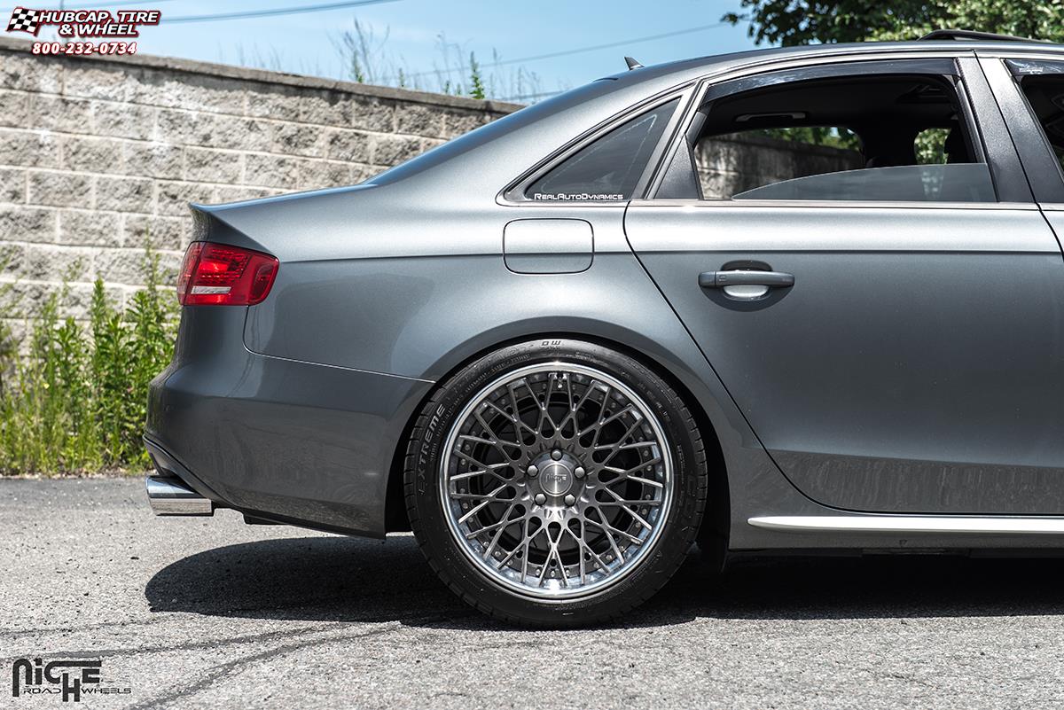 vehicle gallery/audi s4 niche citrine 19x10  Hi Luster Polish, Monaco Copper TInt, Chrome Lip wheels and rims