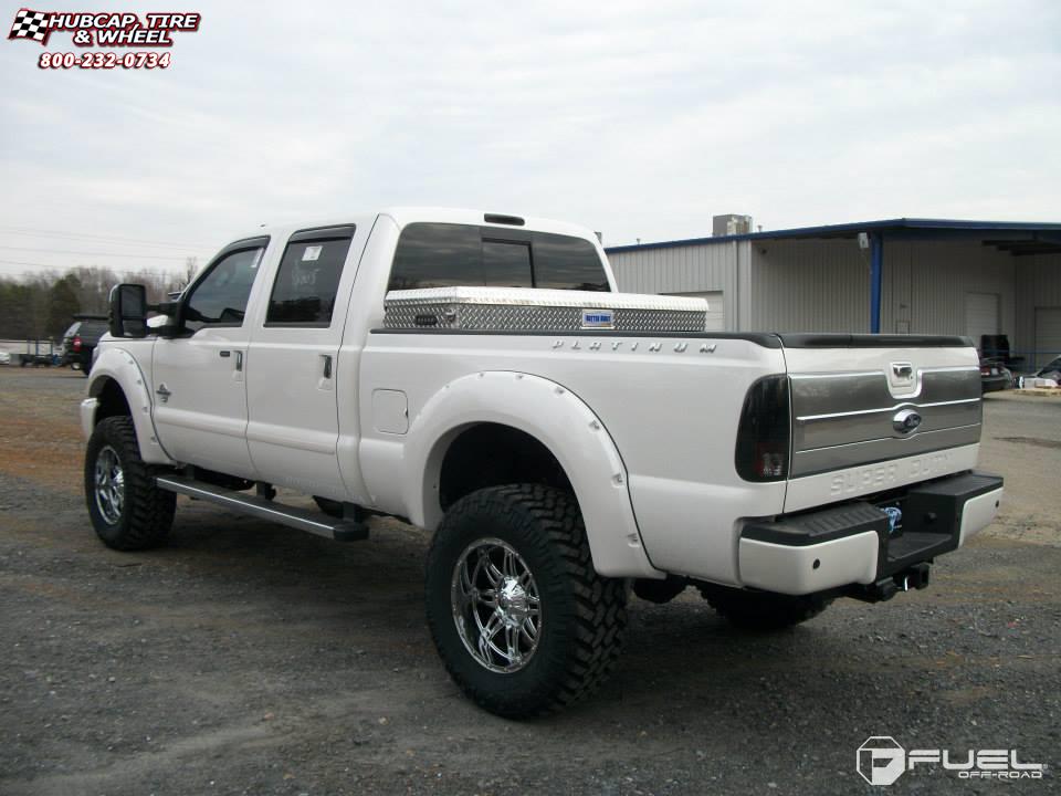 vehicle gallery/ford f 350 fuel hostage d530 20X12  Chrome wheels and rims