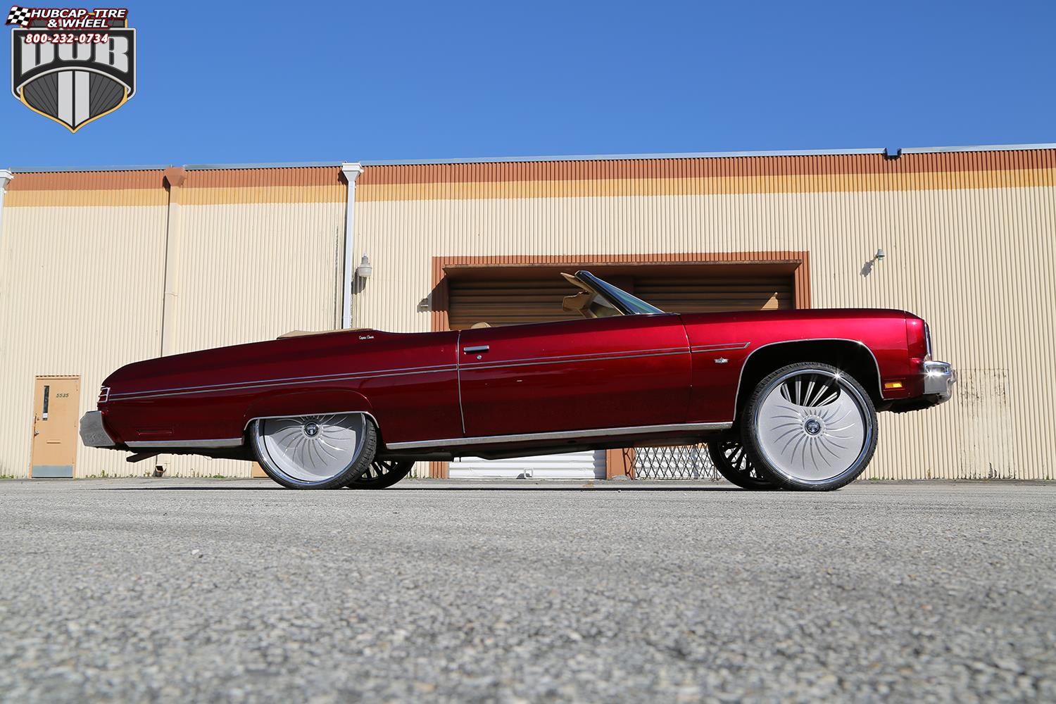 vehicle gallery/chevrolet impala dub s509 fantasy 26X9  Textured grey & milled wheels and rims
