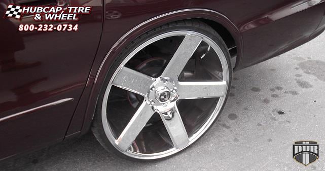 vehicle gallery/chevrolet impala ss dub baller s115 24X10  Chrome wheels and rims