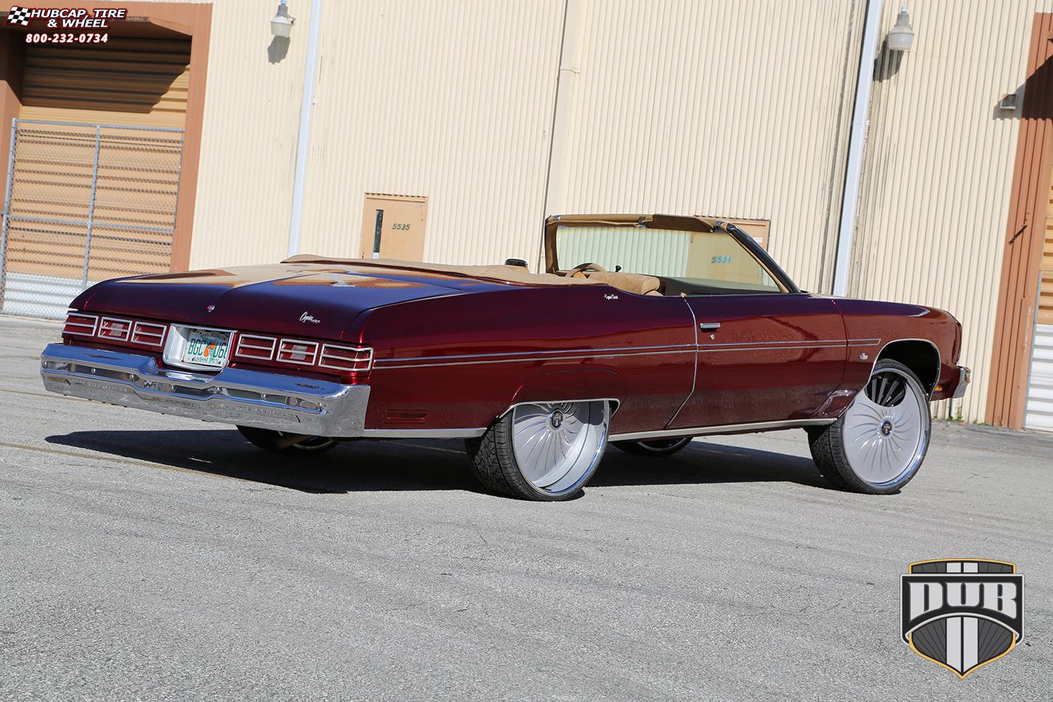 vehicle gallery/chevrolet impala dub s509 fantasy 26X9  Textured grey & milled wheels and rims