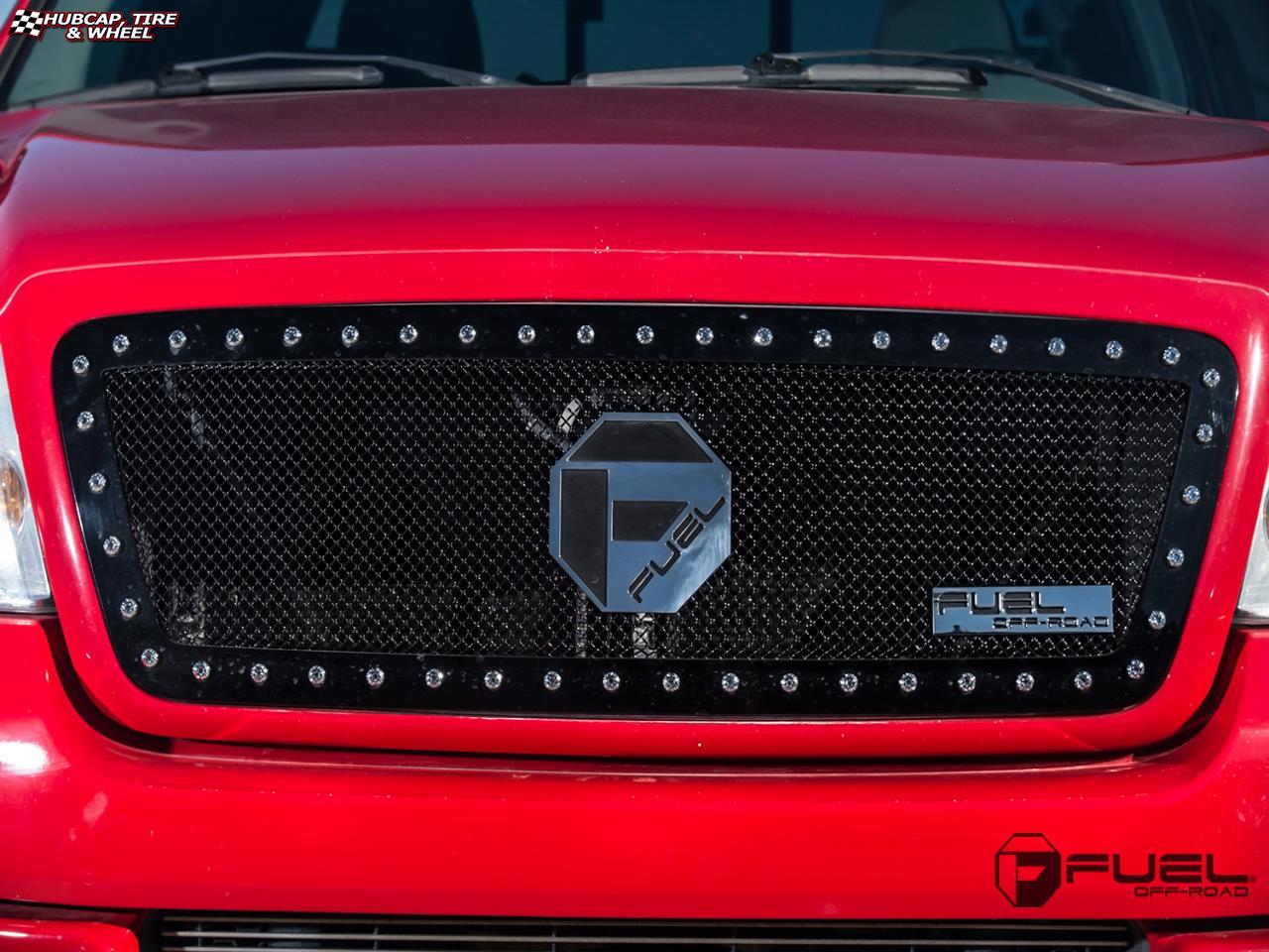 vehicle gallery/ford f 150 fuel maverick d538 20X9  Black & Milled wheels and rims