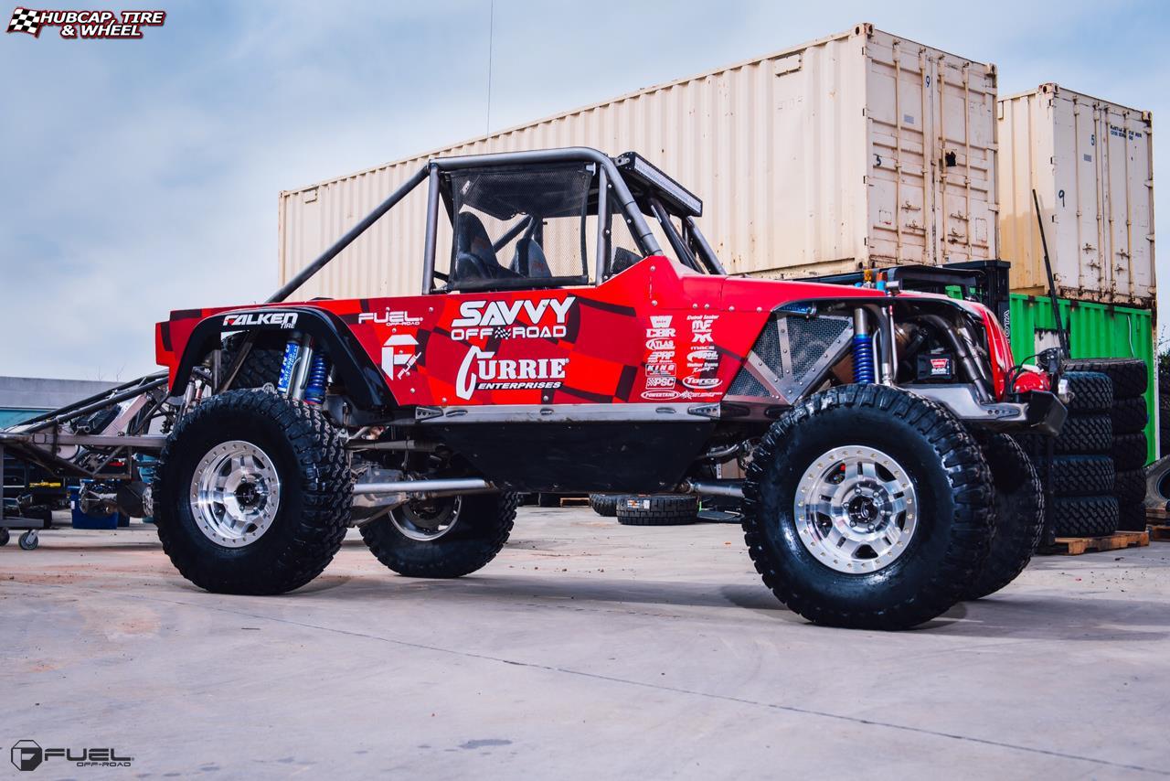 vehicle gallery/jeep wrangler fuel anza beadlock d116 17X9  Raw Machined wheels and rims