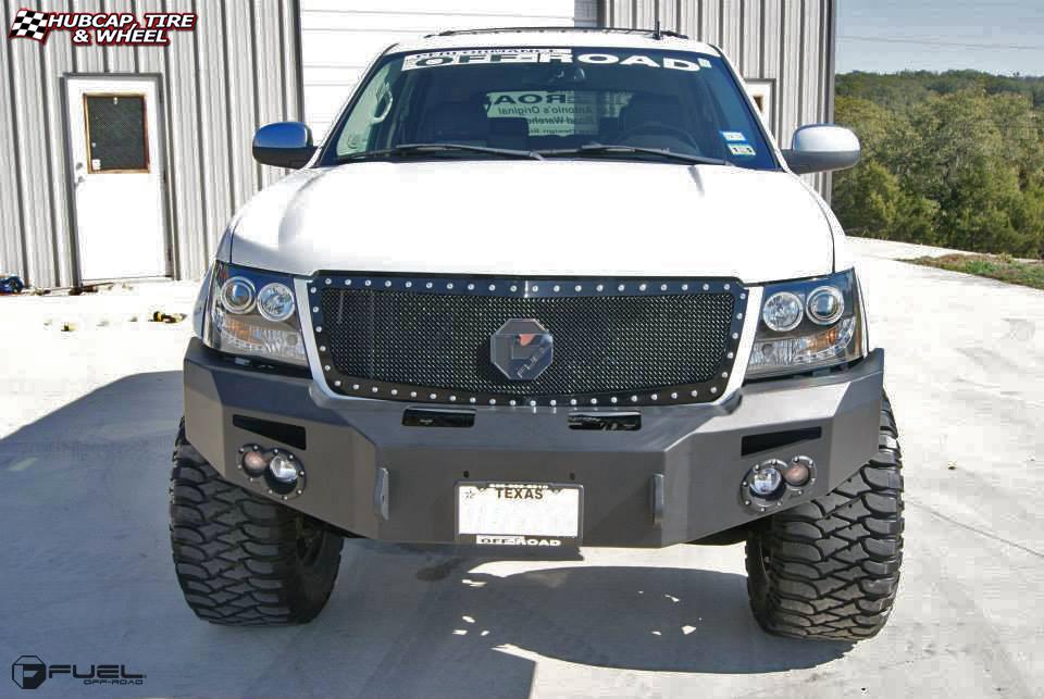 vehicle gallery/chevrolet tahoe fuel maverick d538 20X12  Black & Milled wheels and rims