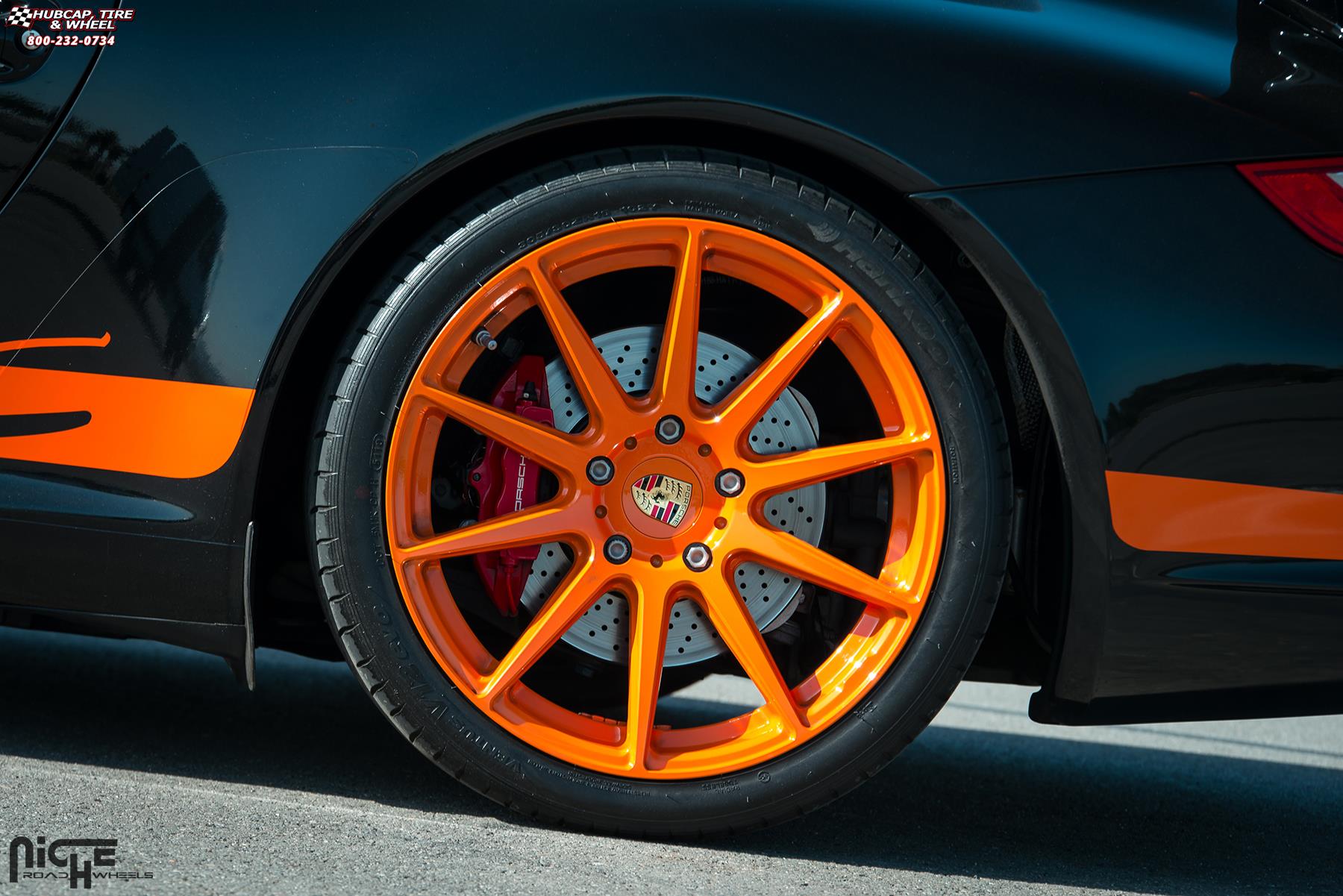 vehicle gallery/porsche c2s gt3 conversion niche essen m146 19x85 Silver & Machined wheels and rims