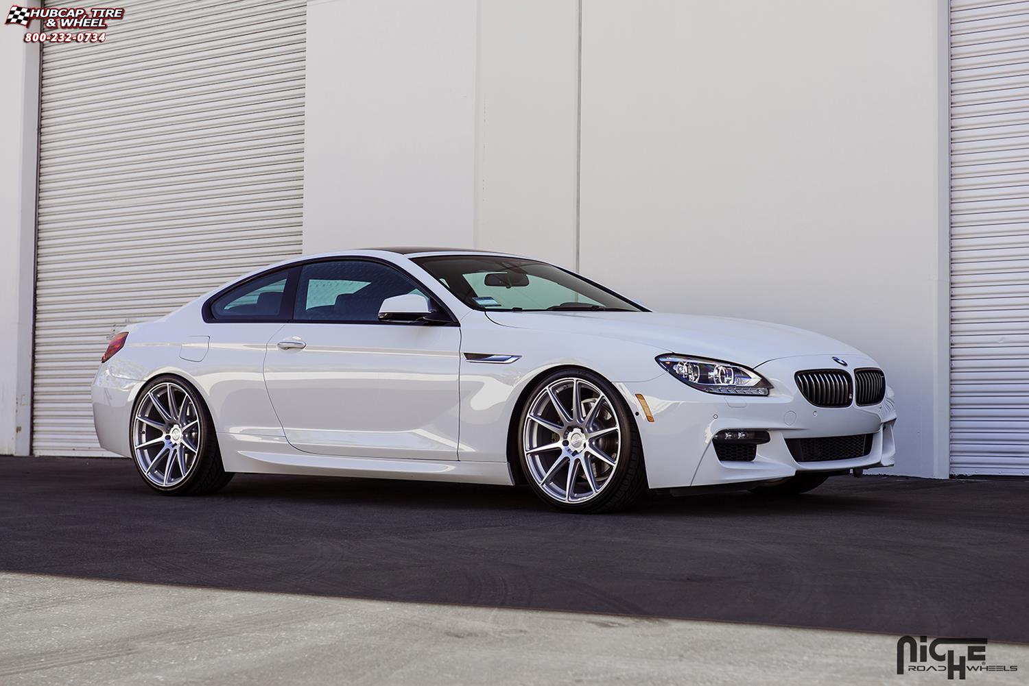 vehicle gallery/bmw 640i niche essen m146 21x9  Silver & Machined wheels and rims