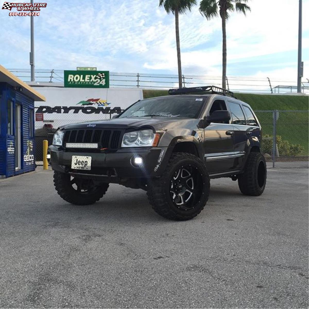 vehicle gallery/jeep grand cherokee moto metal mo976  Satin Black Milled wheels and rims