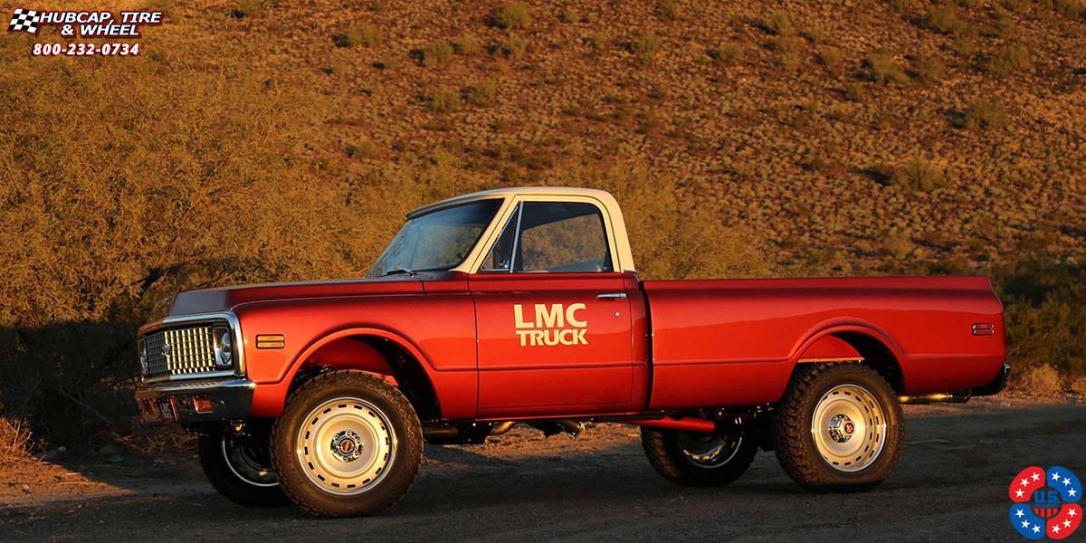 vehicle gallery/chevrolet k10 us mags sierra u399 6 lug 20X9  Crushed Silver | Polished Lip wheels and rims