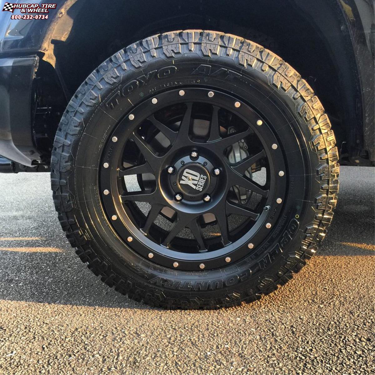 vehicle gallery/2016 toyota tundra xd series xd127 bully x  Satin Black wheels and rims