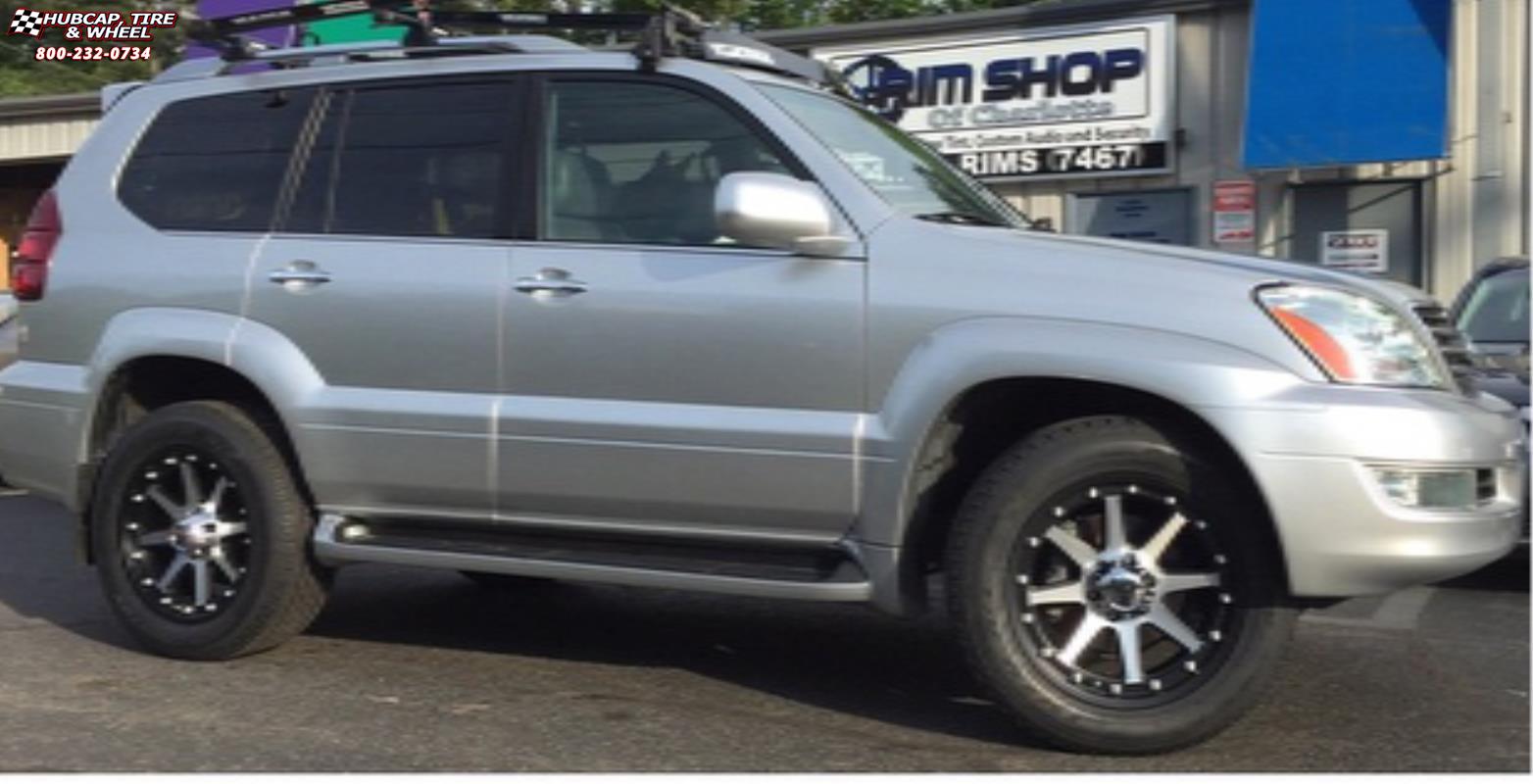 vehicle gallery/toyota 4runner xd series xd798 addict  Matte Black Machined wheels and rims