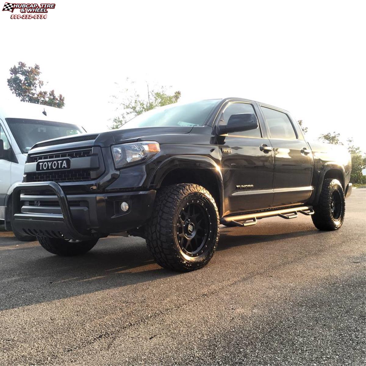 vehicle gallery/2016 toyota tundra xd series xd127 bully x  Satin Black wheels and rims