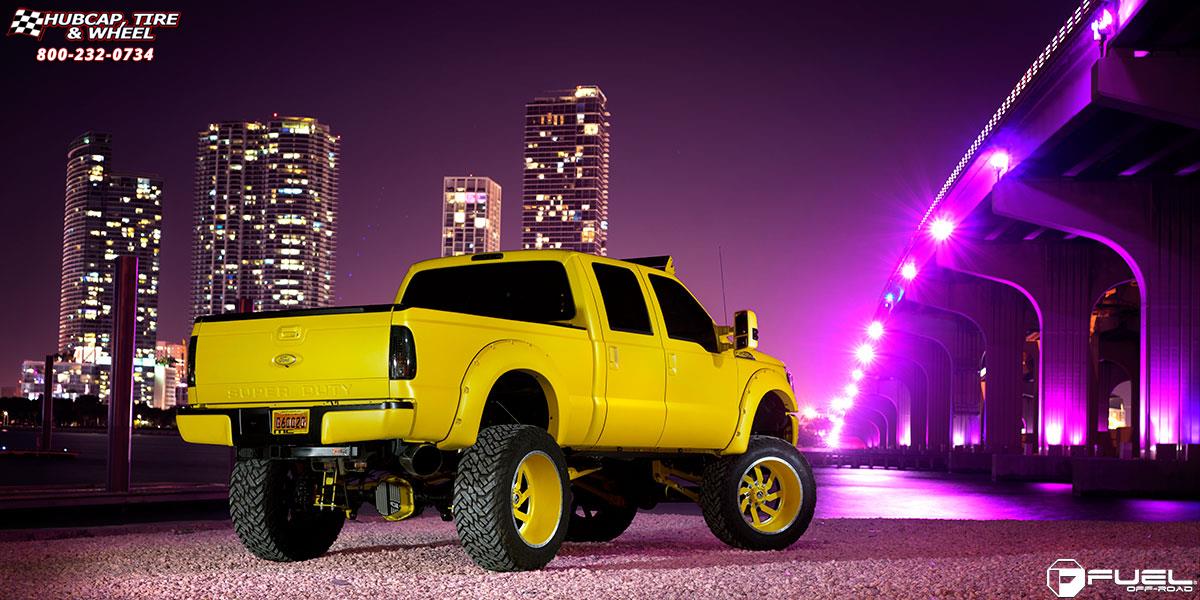 vehicle gallery/ford f 250 super duty fuel forged ff03 24X14  Polished or Custom Painted wheels and rims